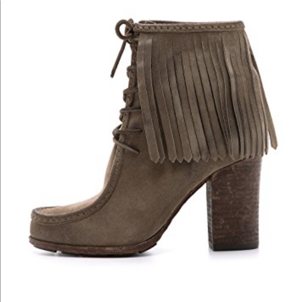 Frye parker fringe boots